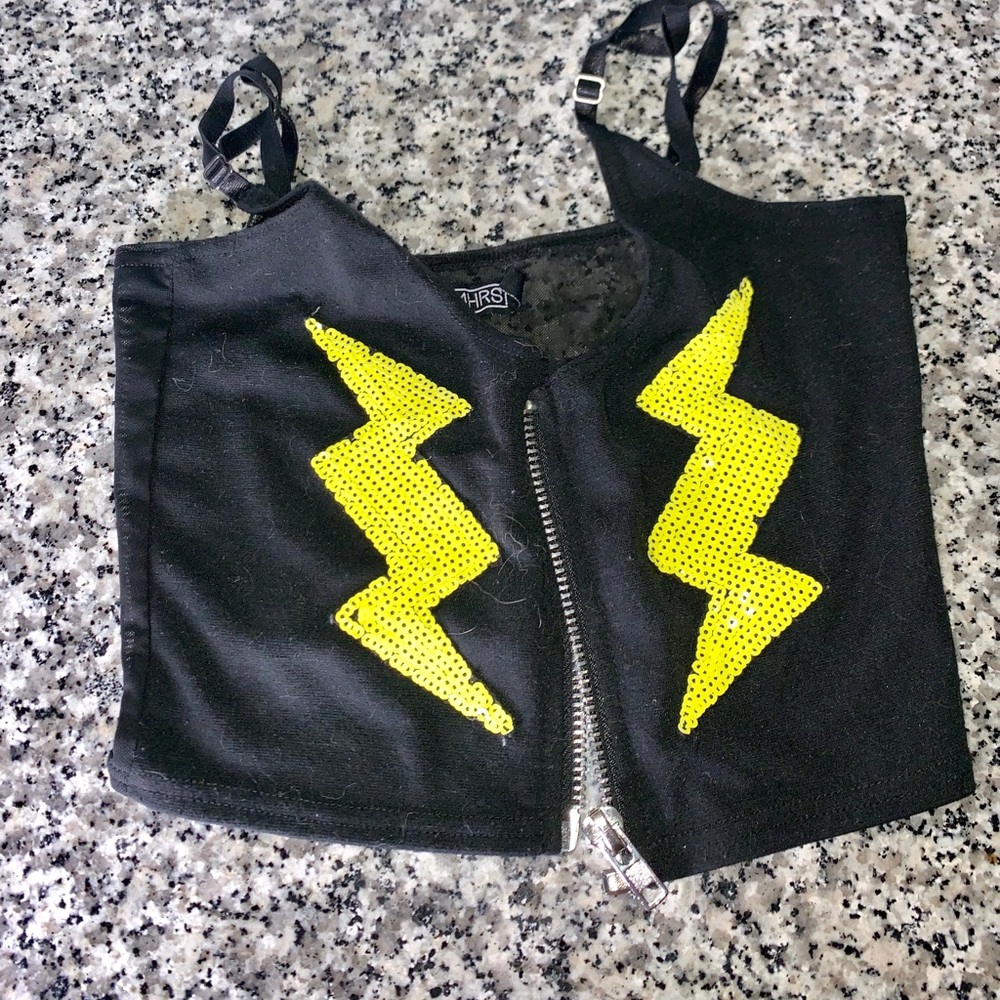 Lighting Bolt Crop Top